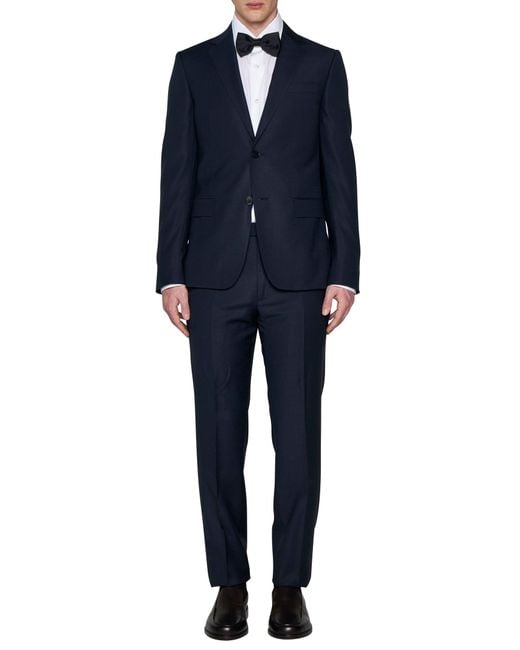Zegna Blue Wool Single-Breasted Blazer for men