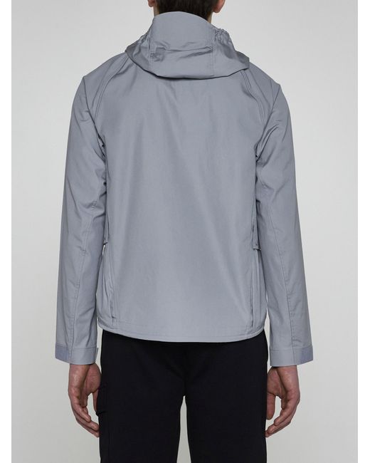C P Company Gray Metropolis Series Hyst Hooded Jacket for men