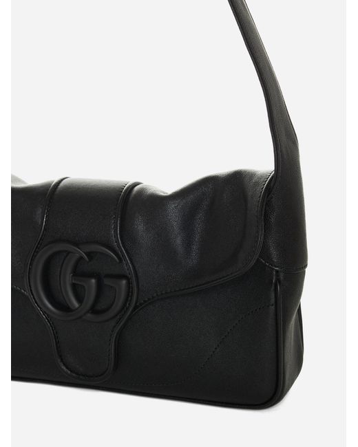 Gucci Black Aphrodite Small Leather Bag