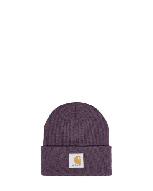 Carhartt Purple Cozy Short Watch Beanie for men