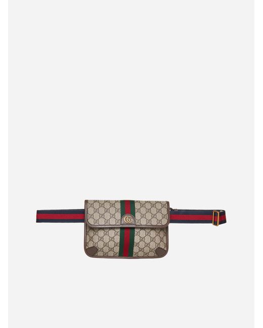 Gucci White Ophidia GG Supreme Small Belt Bag for men