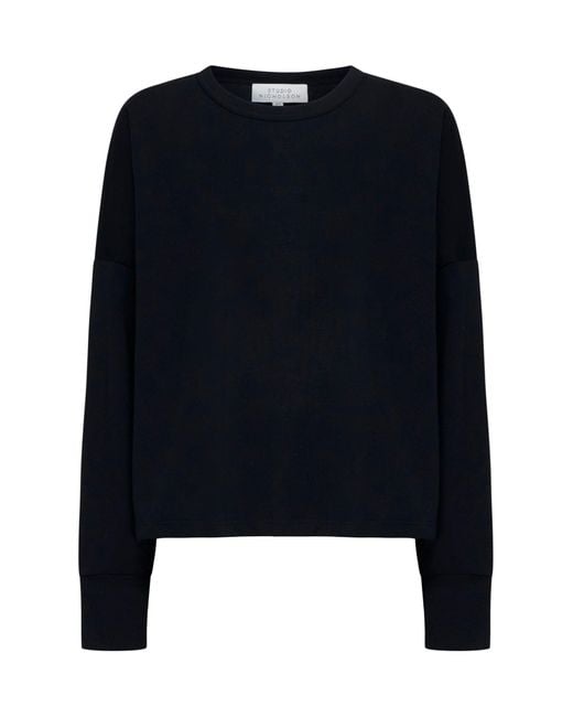 Maglia A Maniche Lunghe di Studio Nicholson in Blue