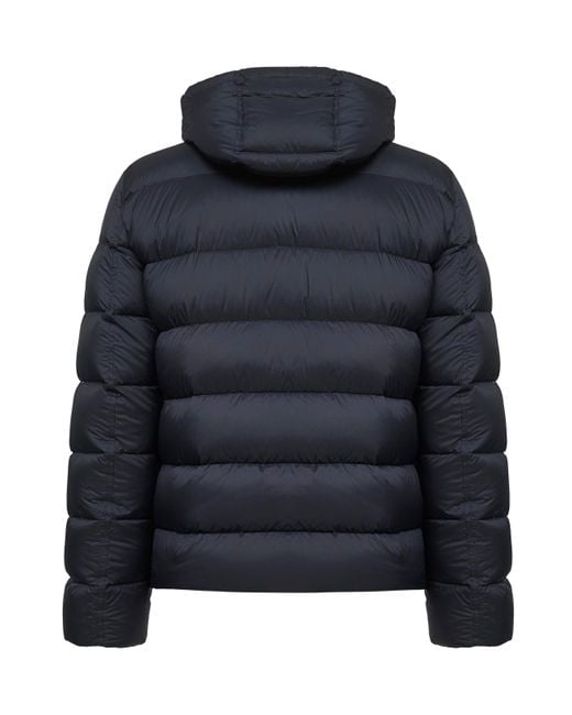 Herno Blue Ecoage Hooded Down Jacket for men