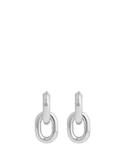 Rabanne White Double Xl Link Earrings