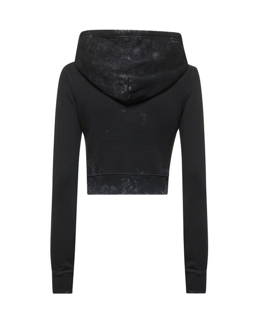 DIESEL Black F-Slimmy-Hood-P5 Hoodie