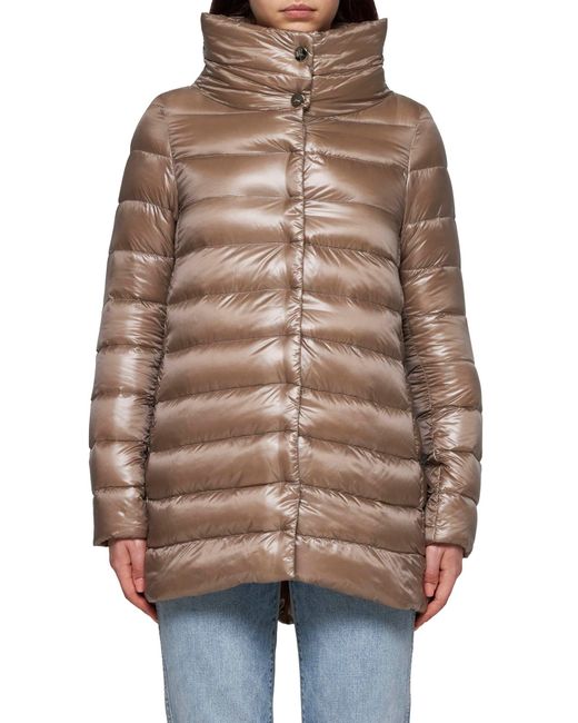 Herno Icons Brown Down Jacket <Br
