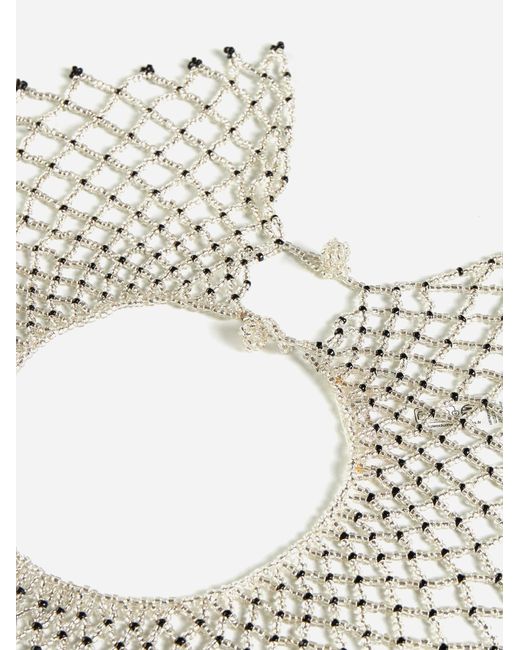 Forte Forte White Baguette Beads Necklace