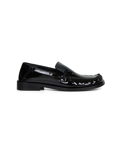 The Attico Black Patent Leather "Charles" Loafers