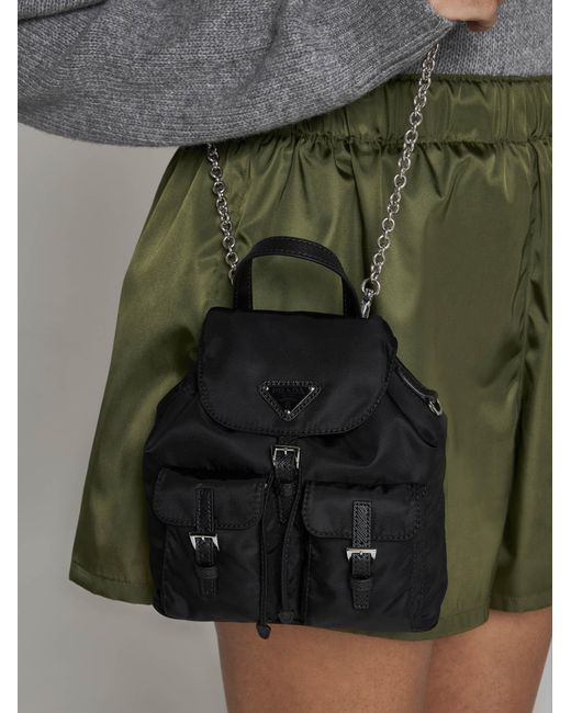 Prada Re nylon Mini Backpack in Black Lyst UK