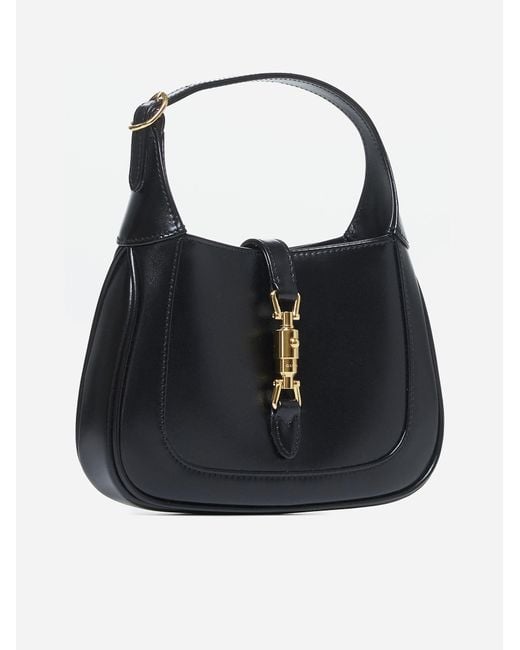 Gucci Jackie 1961 Leather Mini Hobo Bag in Black Lyst UK