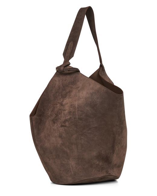 Khaite Brown Medium Lotus Tote Bag