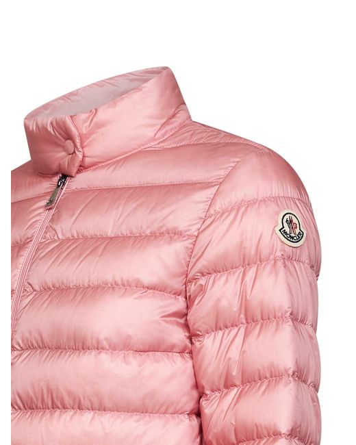 Moncler Pink Light Lans Packable Short Down Jacket