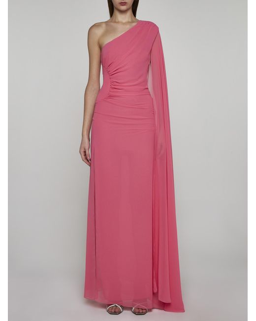 Blanca Vita Pink Afelandra One-shoulder Dress