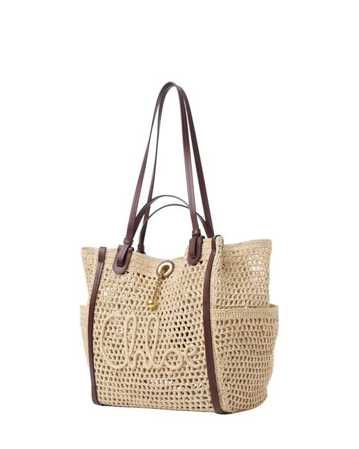 Chloé Natural Hot Sand Iconic Double Carry Bag