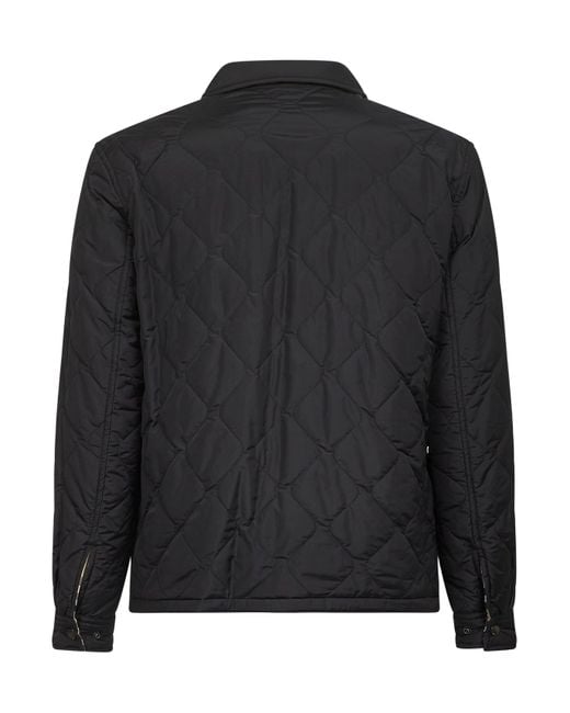 Burberry Black Reversible Quilted Nylon Overshirt Jackets for men