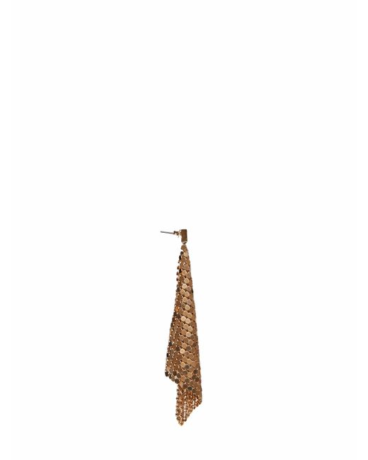 Rabanne Metallic Rabanne Chain Mail Pixel Flow Earrings