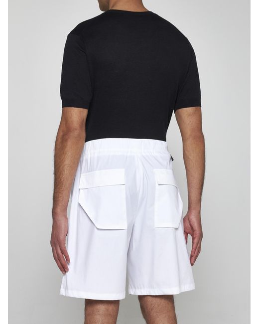 Low Brand White Combo Cotton Shorts for men