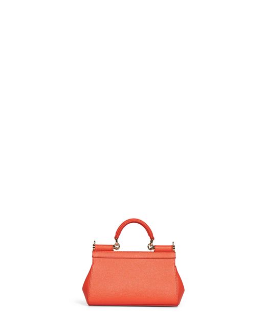 Dolce & Gabbana Red Mini Sicily Handbag