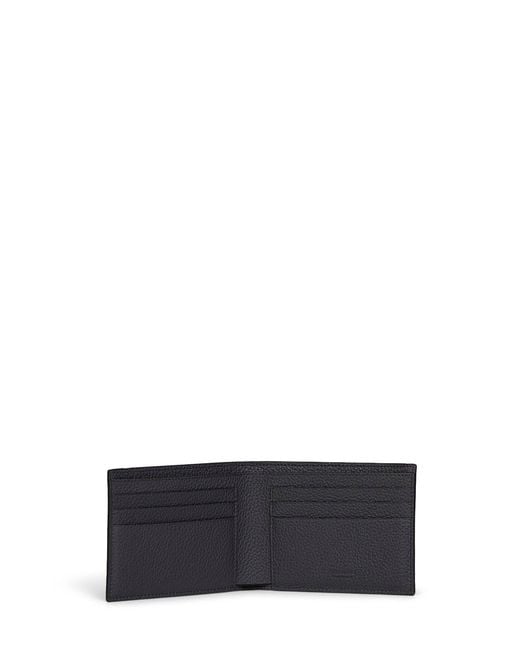Ferragamo White And Monogram Wallet for men