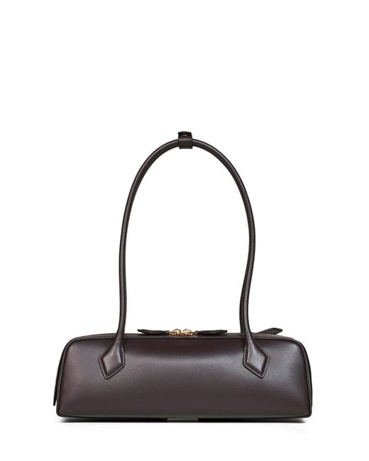 Alaïa White Shoulder Bag Le Teckel Dark