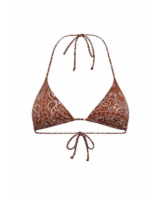 Mc2 Saint Barth White Triangle Bikini Top Leah