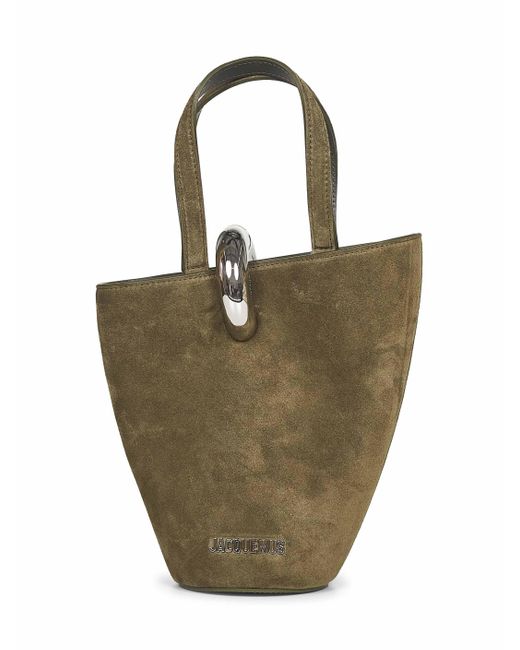 Jacquemus Green Khaki The Small Bambola Bucket Bag