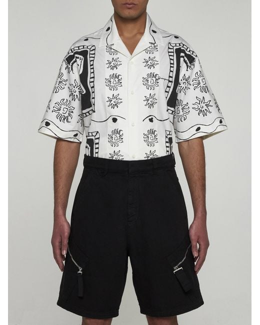 Jacquemus Black Marrone Cotton Shorts for men
