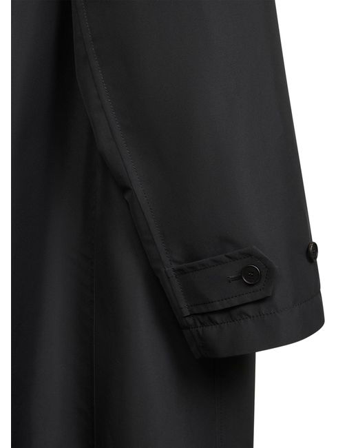 Gucci Black Technical Poplin Coat for men