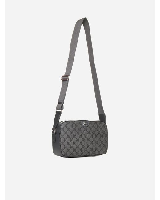 Gucci White Ophidia GG Fabric Medium Bag for men