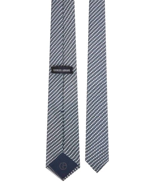 Cravatta di Giorgio Armani in White da Uomo