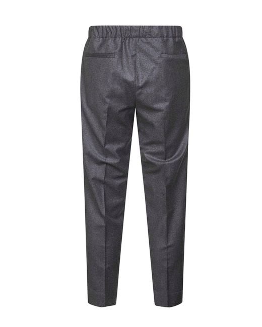 D 40 Gray Virgin Wool Tokyo Trousers for men
