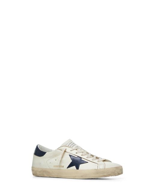 Golden Goose Deluxe Brand White Sneakers Super-Star for men