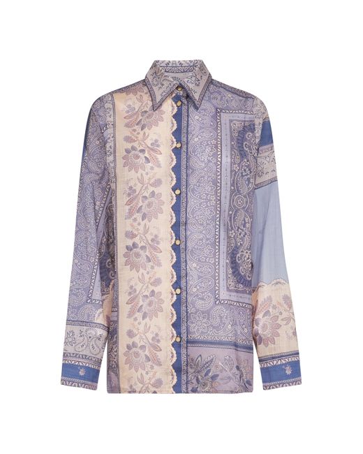 Camicia Lucky di Zimmermann in Purple
