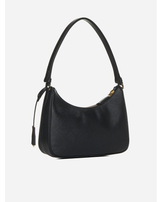 Prada Black Re-edition Saffiano Leather Mini Bag