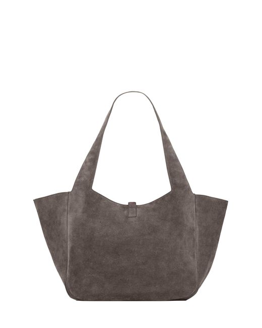 Saint Laurent Gray Urban Le 5 À 7 Bea Tote Bag