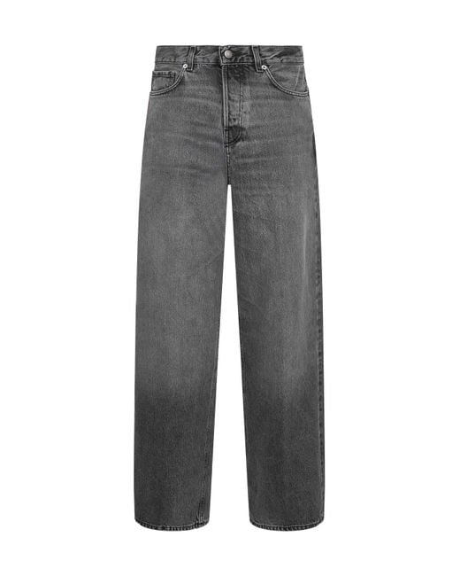 Haikure Gray Cotton Denim Bethany Jeans