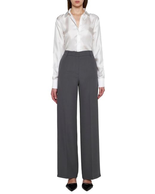 Pantaloni Palazzo Plectra di Blanca Vita in Gray