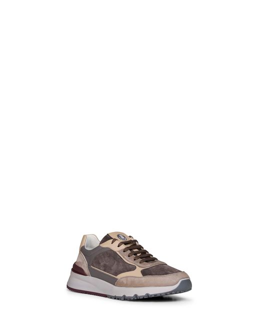 Brunello Cucinelli Gray Sneakers Multicolour Suede & Leather for men