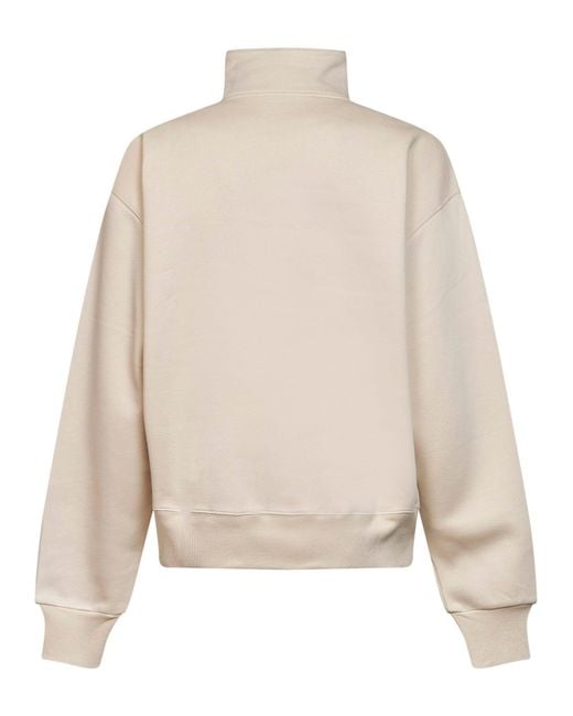 Jacquemus Natural The Gros Grain Zipped-Rollneck Sweatshirt for men
