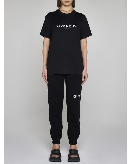 Givenchy Black Logo Cotton T-shirt