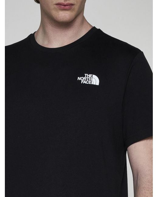 The North Face Black Logo Cotton T-shirt for men