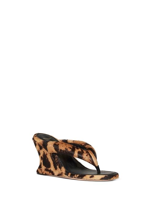 Balenciaga Metallic Gaeta 90Mm Wedge Thong