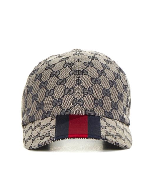 Cappellino Da Baseball Original Gg di Gucci in Gray da Uomo