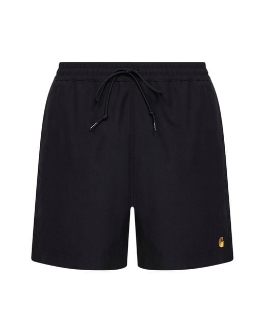 Carhartt Blue Chase Swim Trunks for men