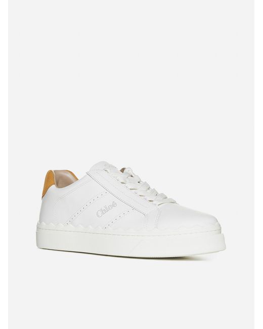 Chloé White Lauren Sneaker