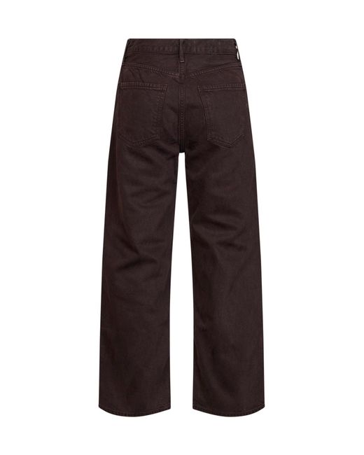 Agolde Brown Denim Ren (Flyweight) Jeans
