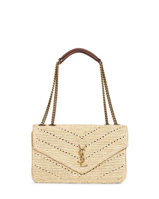Saint Laurent Metallic Light Loulou Medium Shoulder Bag