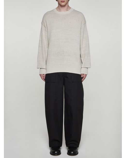 Studio Nicholson Gray Corde Cotton-blend Sweater for men