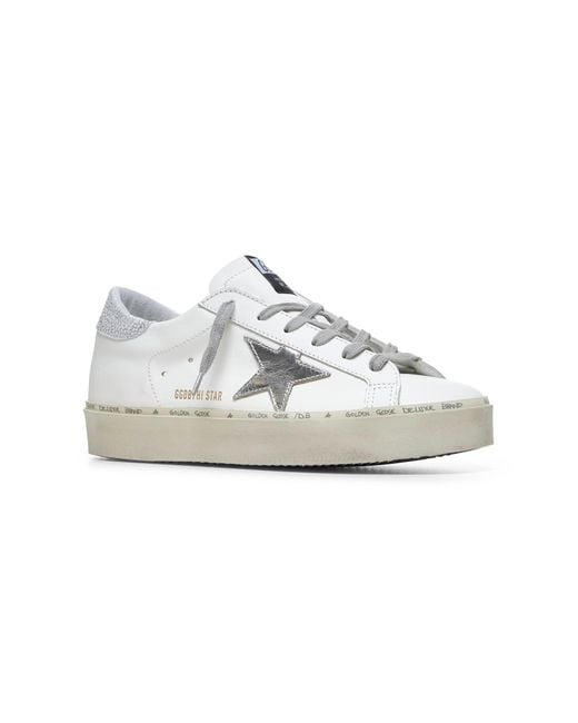 Golden Goose Deluxe Brand White Hi Star Sneakers