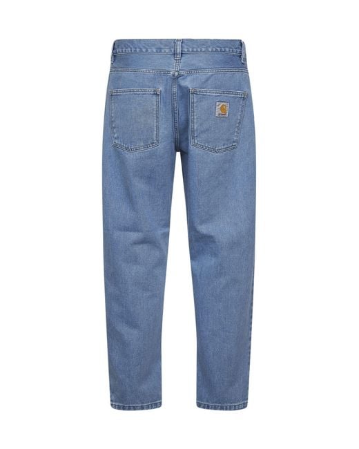 Carhartt Blue Newel Pant Five-Pocket Jeans for men